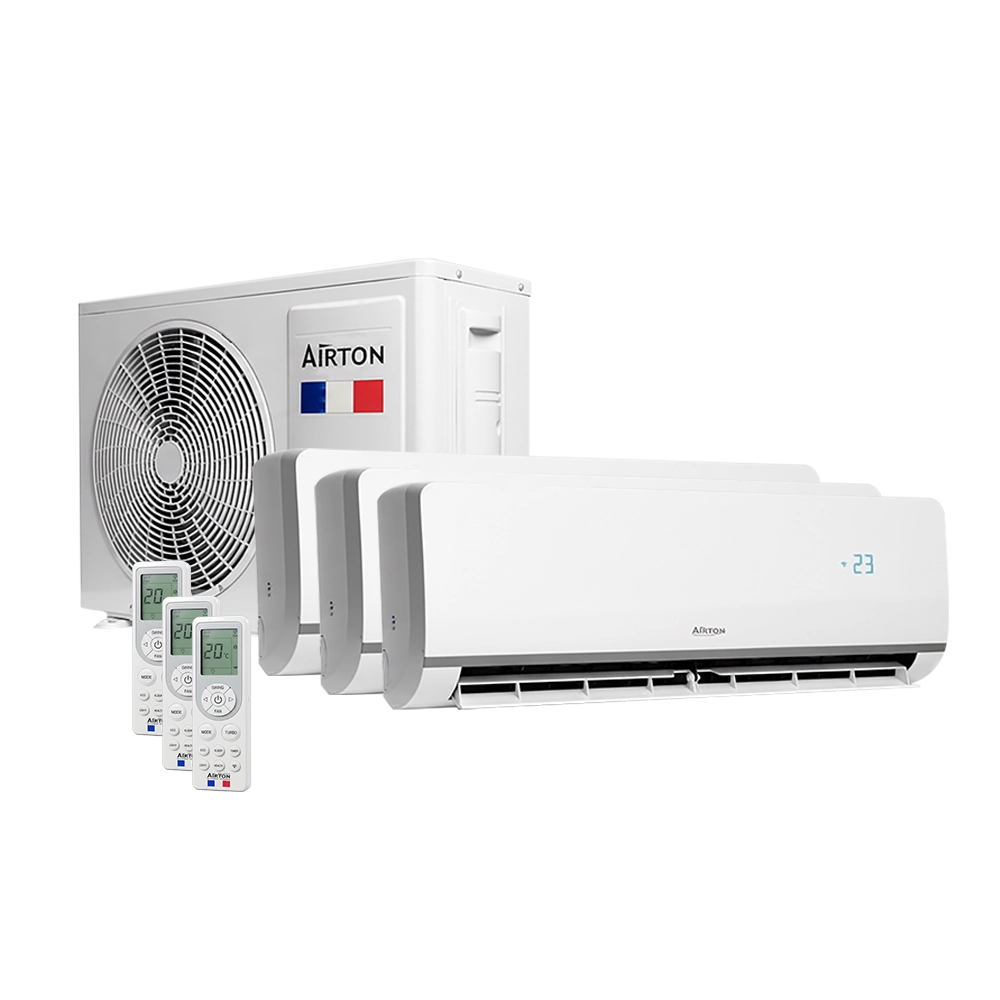 Climatiseur réversible Trisplit (x3) - Pompe à chaleur Air Air (PAC)