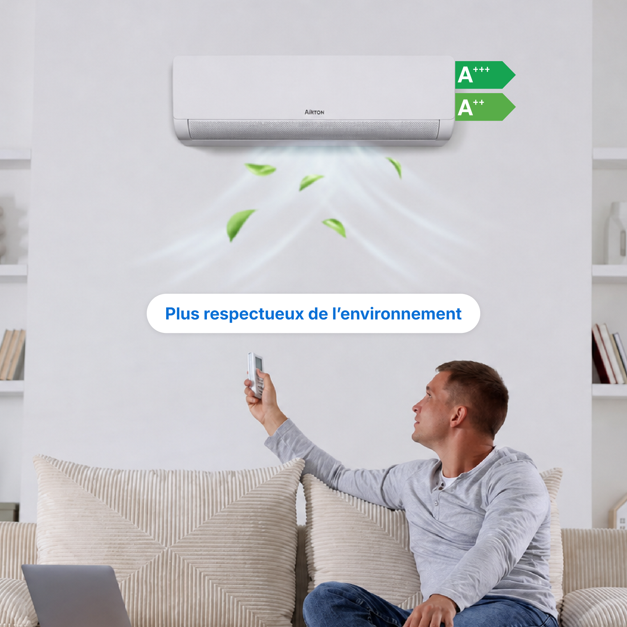 Climatiseur réversible A+++ - Pompe à chaleur Air Air (PAC)