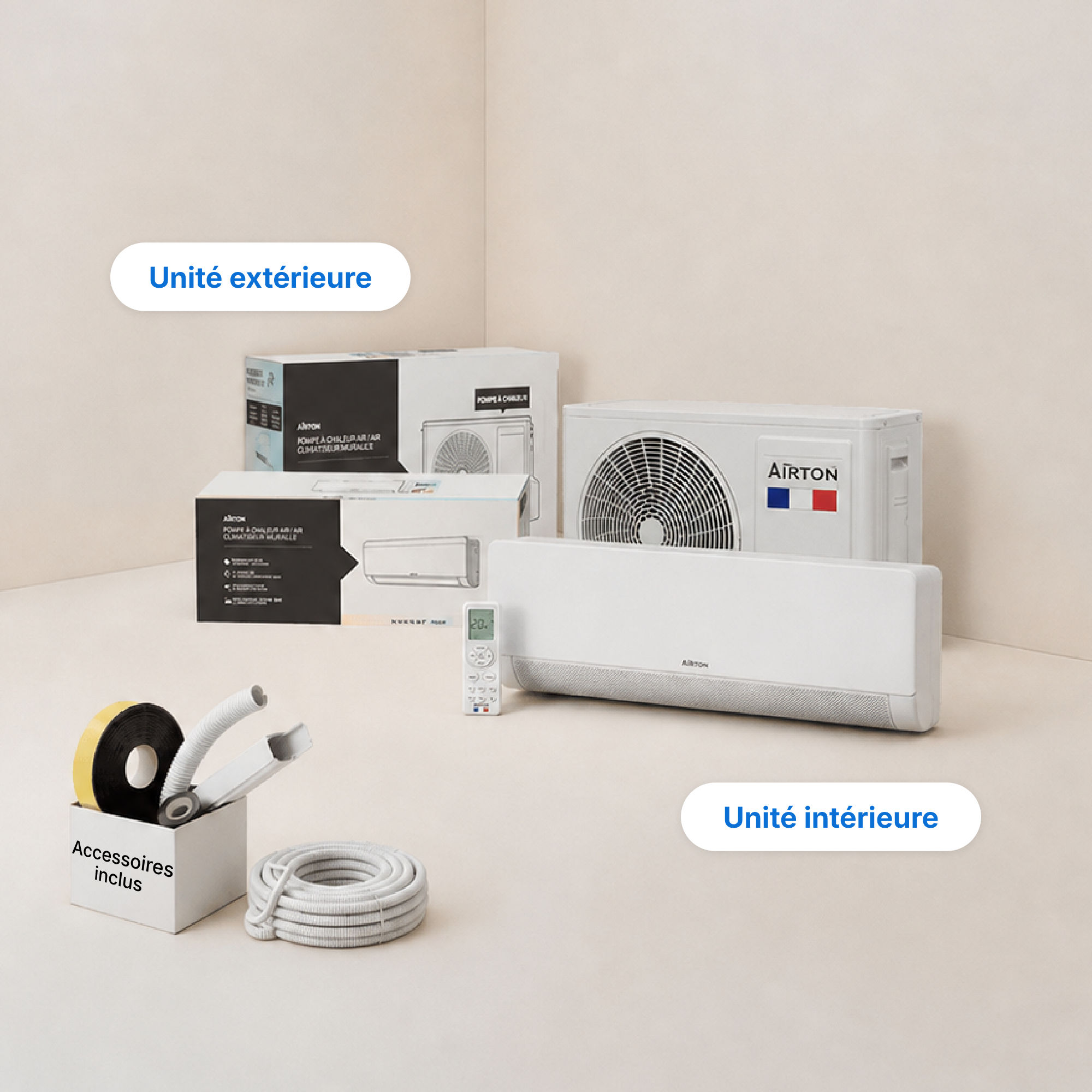 Climatiseur réversible A+++ - Pompe à chaleur Air Air (PAC)