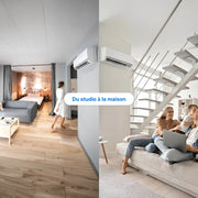 Climatiseur réversible Quadrisplit (x4) - Pompe à chaleur Air Air (PAC)