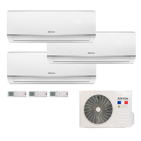 Climatiseur réversible Trisplit (x3) - Pompe à chaleur Air Air (PAC)