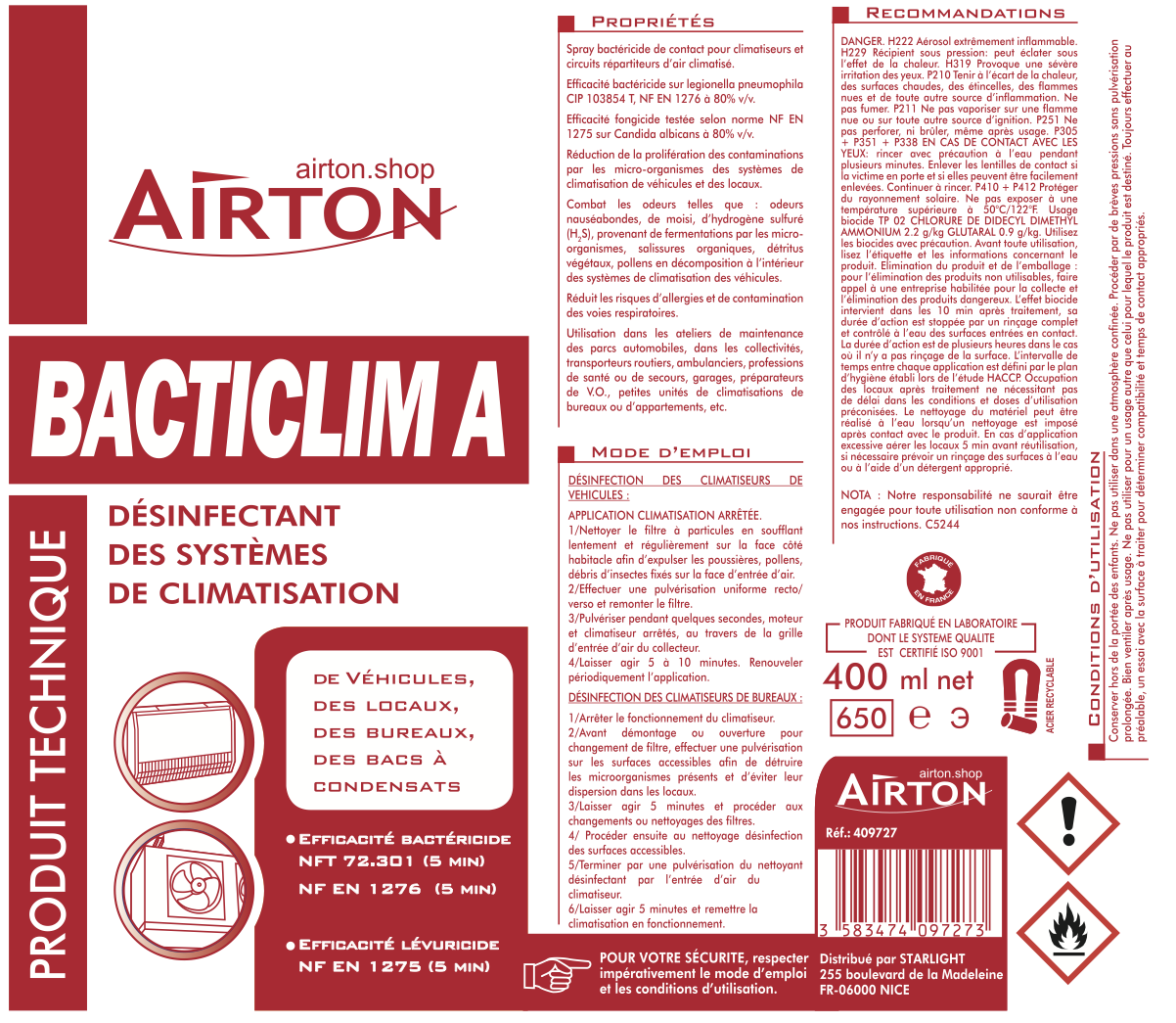 notice d utilisation produit desinfectant clim airton (4476552183851)