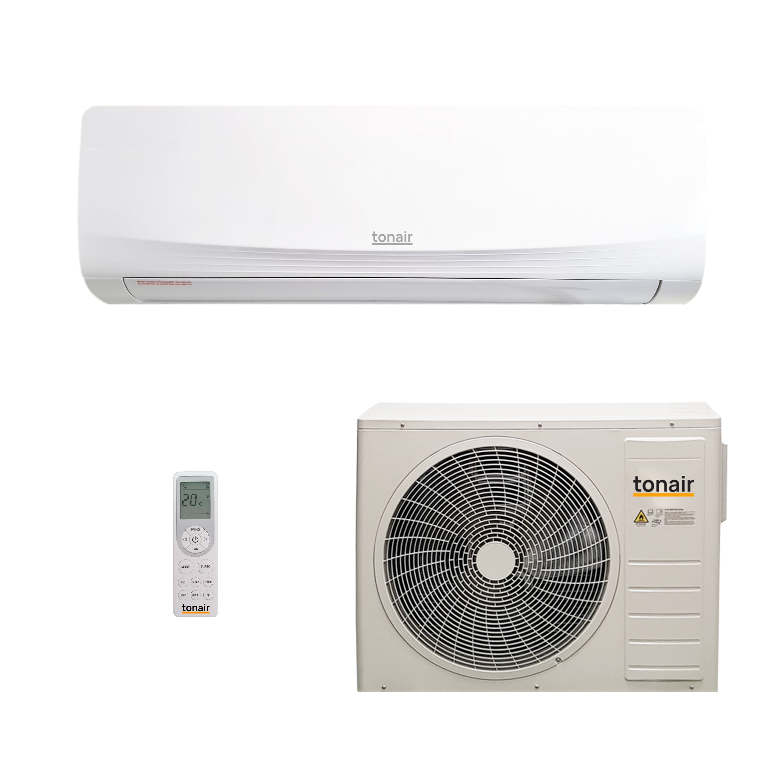 Climatiseur réversible Tonair - 5270W - 18000BTU - Wifi ready - Monosplit