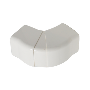 Angle plat ajustable pour goulotte 80 x 60 mm