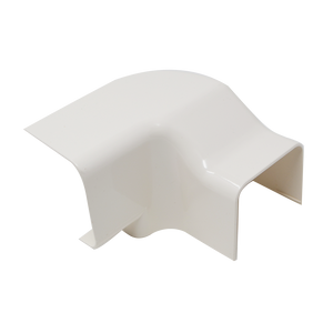 Angle vertical gauche pour croisement de goulotte 80 x 60 mm